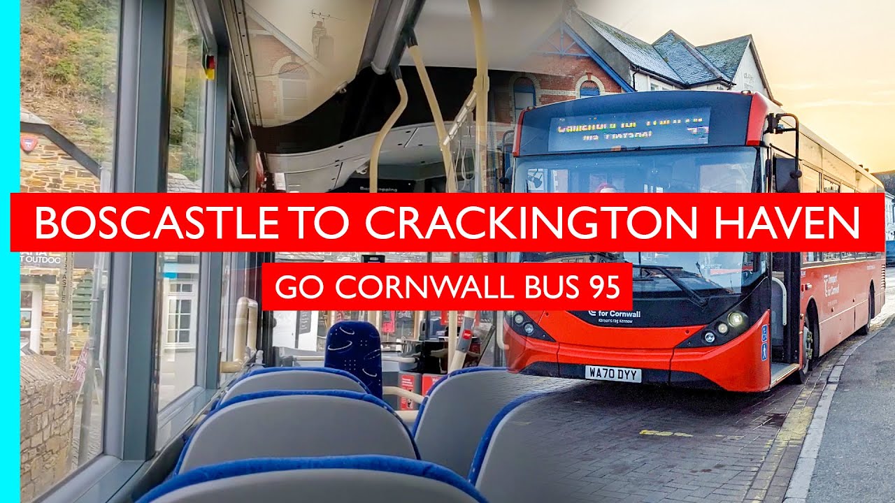 Timelapse | Transport for Cornwall Route 95 | Boscastle to Crackington Haven