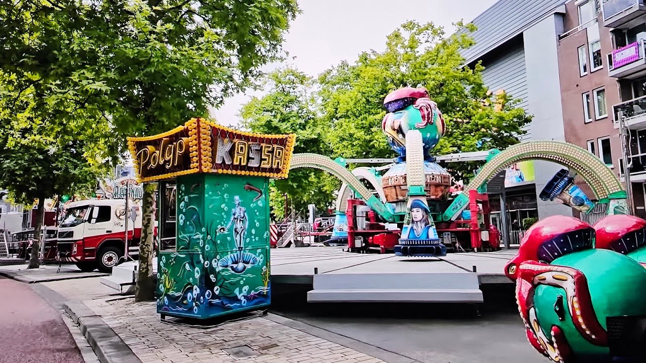 Opbouw Kermis Tilburg 2025 Dag 2