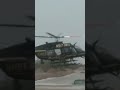 Elderly couple trapped in monsoon flooding rescued by helicopter
