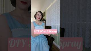 Frugal Forties Tip: DIY starch spray #frugaltips #lifehacks
