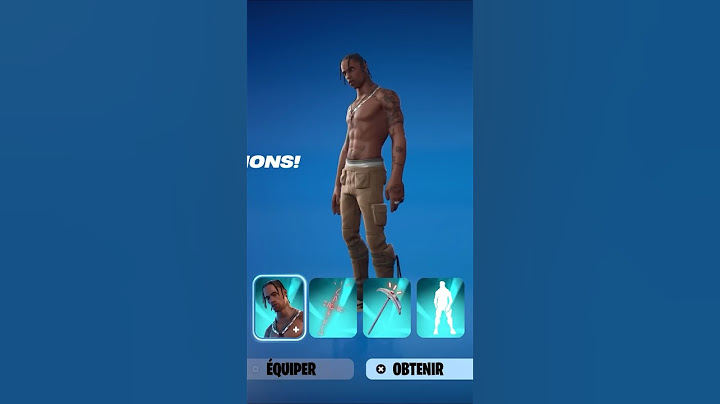 Donc on peut vraiment avoir le skin Travis Scott💀💀 #fortnite