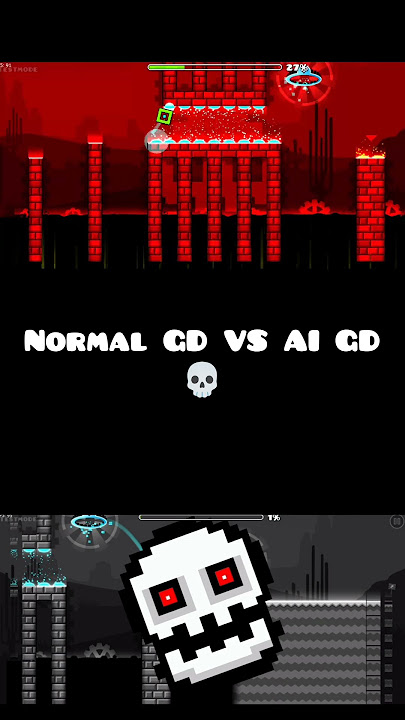 GD Vs AI 💀 #gamtng  #shorts #geometrydash #gd #viral #memes