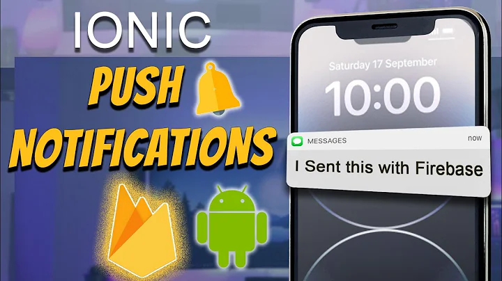 Ionic firebase push notifications for android