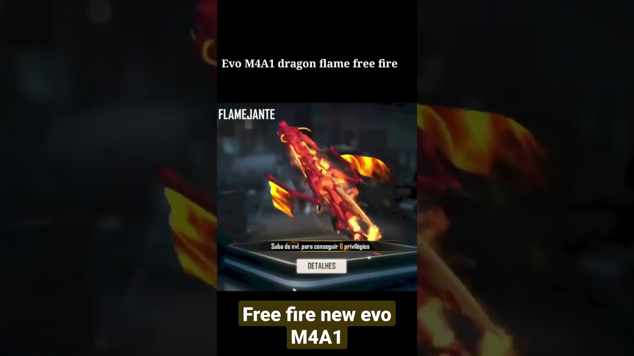 EVO M4A1 GRAGON FILAME || garena free fire 🔥