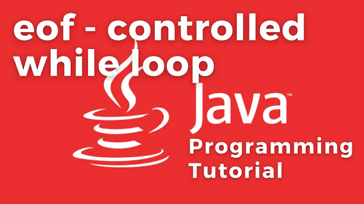 End of file while loop in Java