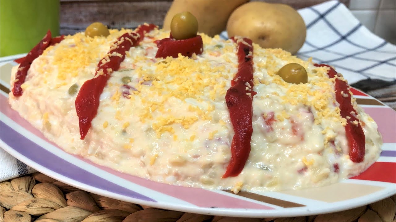 ENSALADILLA RUSA, LA MAS FACIL Y RICA. IDEAL PARA LLEVAR A LA PLAYA O EL CAMPO