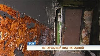 В Перми из-за пожара в съемной квартире выгорел целый подъезд