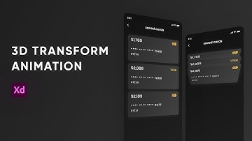 3D Transform Animation in Adobe XD | Tutorial for Beginners