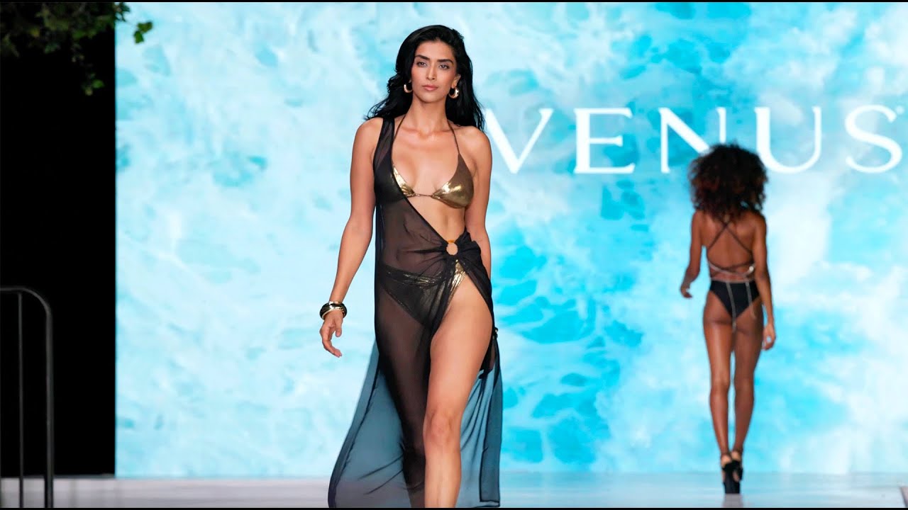 4K60] Jaskiran Kaur in Slow-Mo Elegance ✨ VENUS Swimwear | Miami