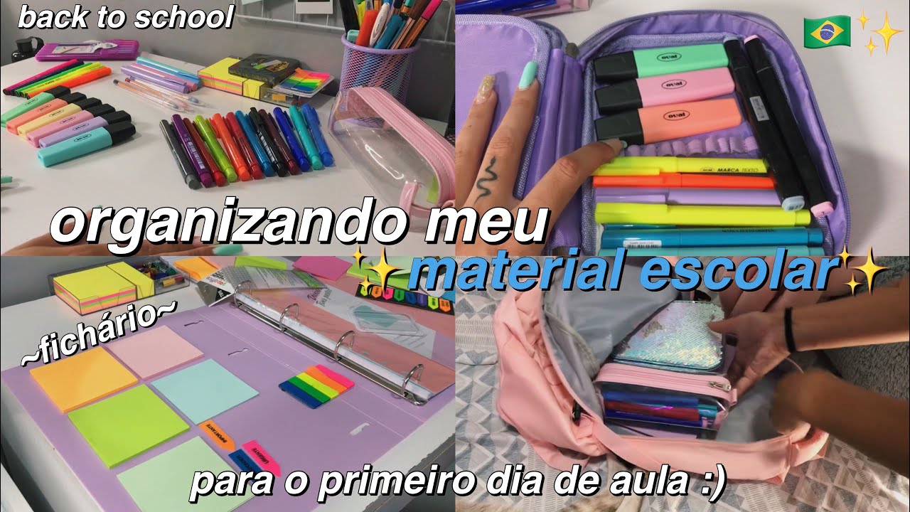 Organizando Meu Material Escolar 2023