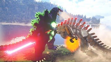EVOLUTION of Godzilla - Super Godzilla vs Mecha Godzilla - Survival Battle -  Godzilla Animation
