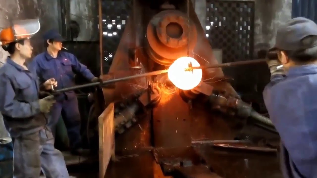 Безумные китайские кузнецы! Chinese Forging Factory!