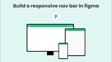 Responsive website navigation bar in figma