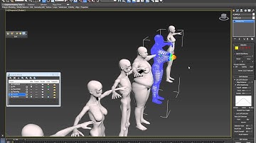 Procedural character design for Unreal 4. (overview) part 2 3ds Max