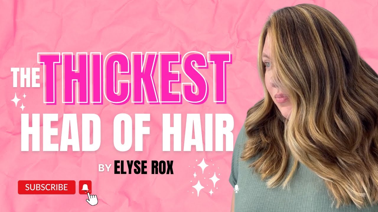 Styling the Thickest Hair in the World - YouTube