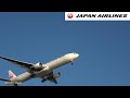 [BGV][20200129]羽田空港名物RWY22レフトターン着陸 84/86 Japan Airlines Boeing 777-346(JA751J)