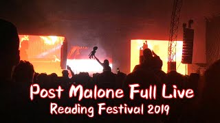 Post Malone Reading Festival 2019 Live Full Set with Detailed Setlists [Saturday 24th August]