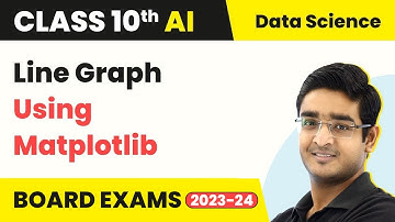 Line Graph Using Matplotlib - Data Science | Class 10 Artificial Intelligence | CBSE 2024_25