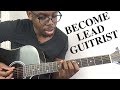 How I started to play lead guitar | Easy way to learn the major scale (African guitar lesson)
