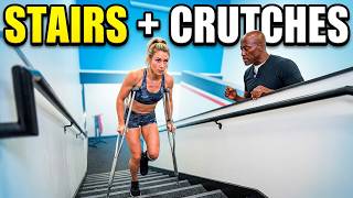 How to Use Crutches on Stairs