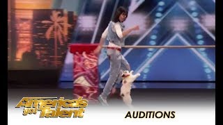 Even Simon Cowell LOVES Cats After Watching This! | America's Got Talent 2018