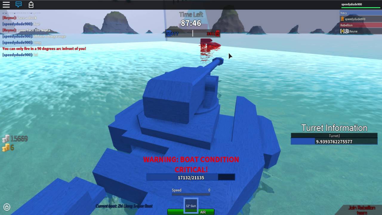 Roblox Naval Warfare Extreem Sniping Youtube - naval warfare games roblox