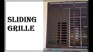 Pemasangan Sliding Door Grille 3 Panel