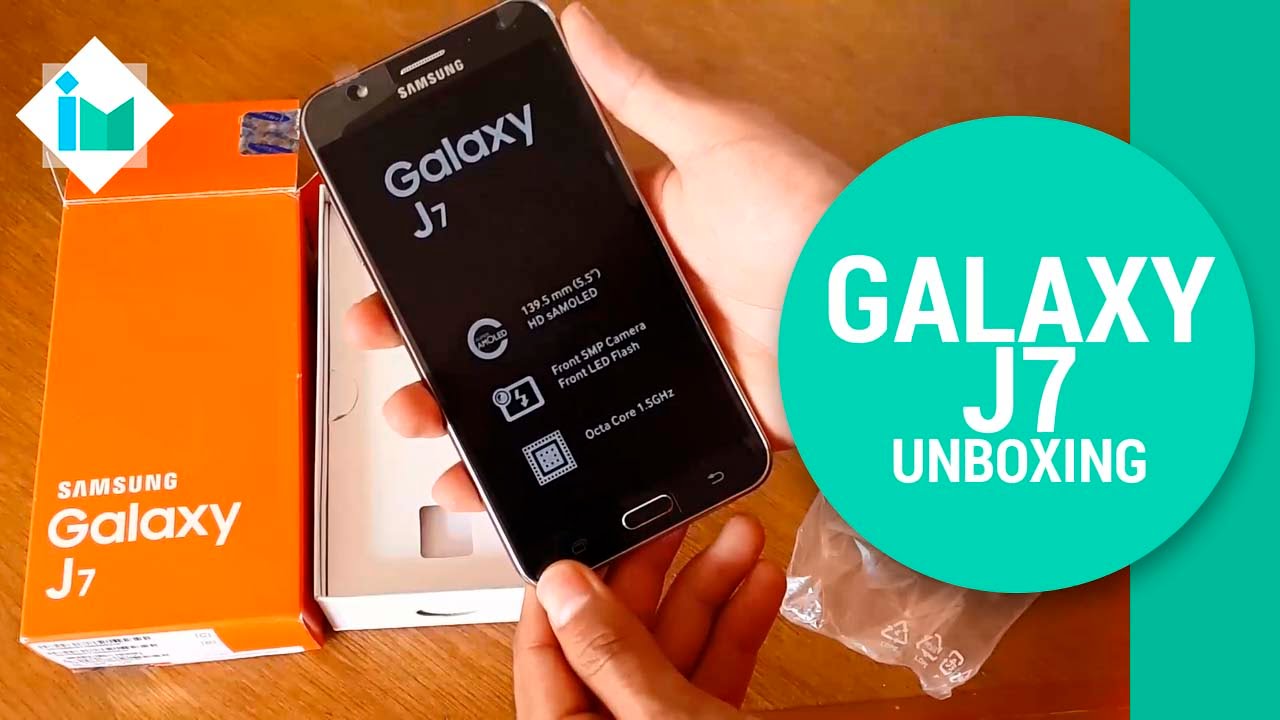 Samsung Galaxy J7 - Unboxing en español - YouTube