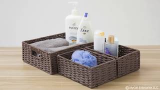 HOME DECOR | Clever Ways To Organize The Small Things  | Multipurpose Rattan Storage Baskets