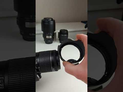 How To Attach The Lens Hood To Your Lens