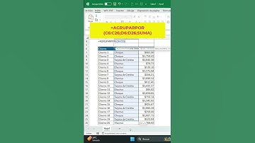 ¿Sabías que AGRUPARPOR puede hacer esto en Excel? #excel #exceltips #exceltutorial