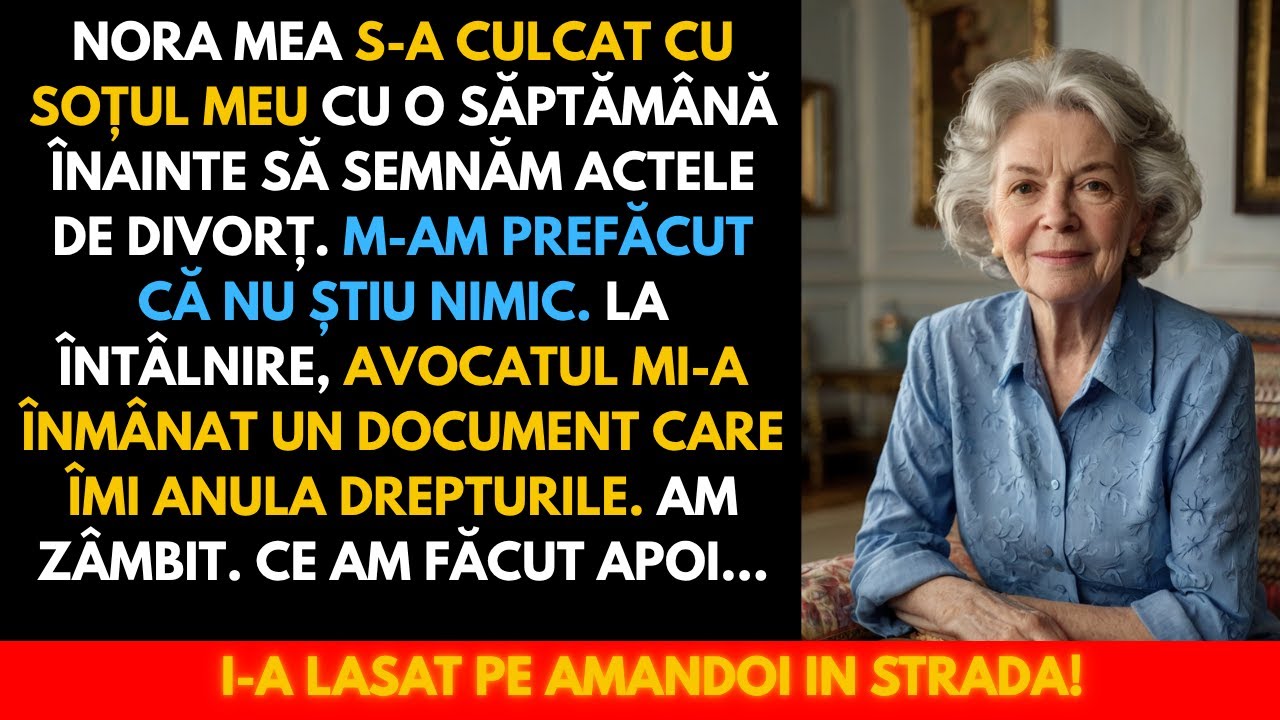 Mi-am prins nora cu soțul meu înainte de divorț – m-am prefăcut că nu știu… până la semnare