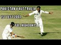 Pakistan v australia  1st test 2002  full highlights