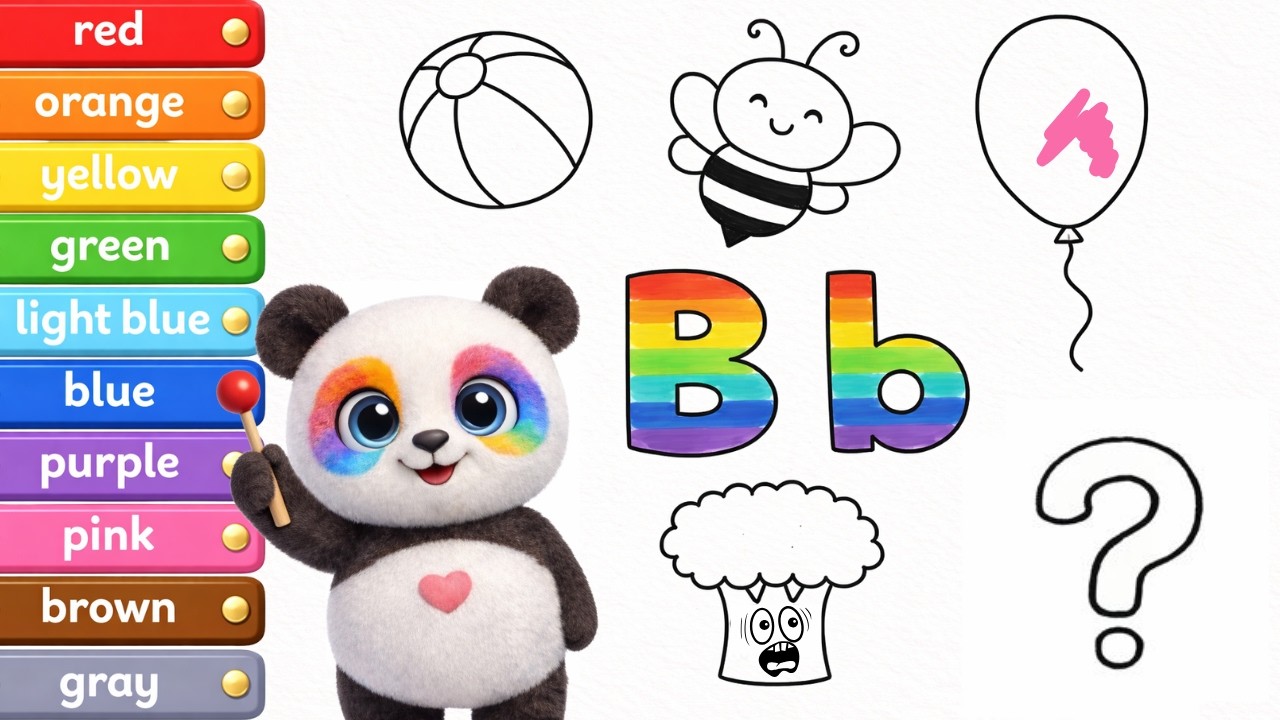 Letter B Drawing And Coloring Easy ABC Learning For Kids And Toddlers letter-b-drawing-and-coloring-easy-abc-learning-for-kids-and-toddlers