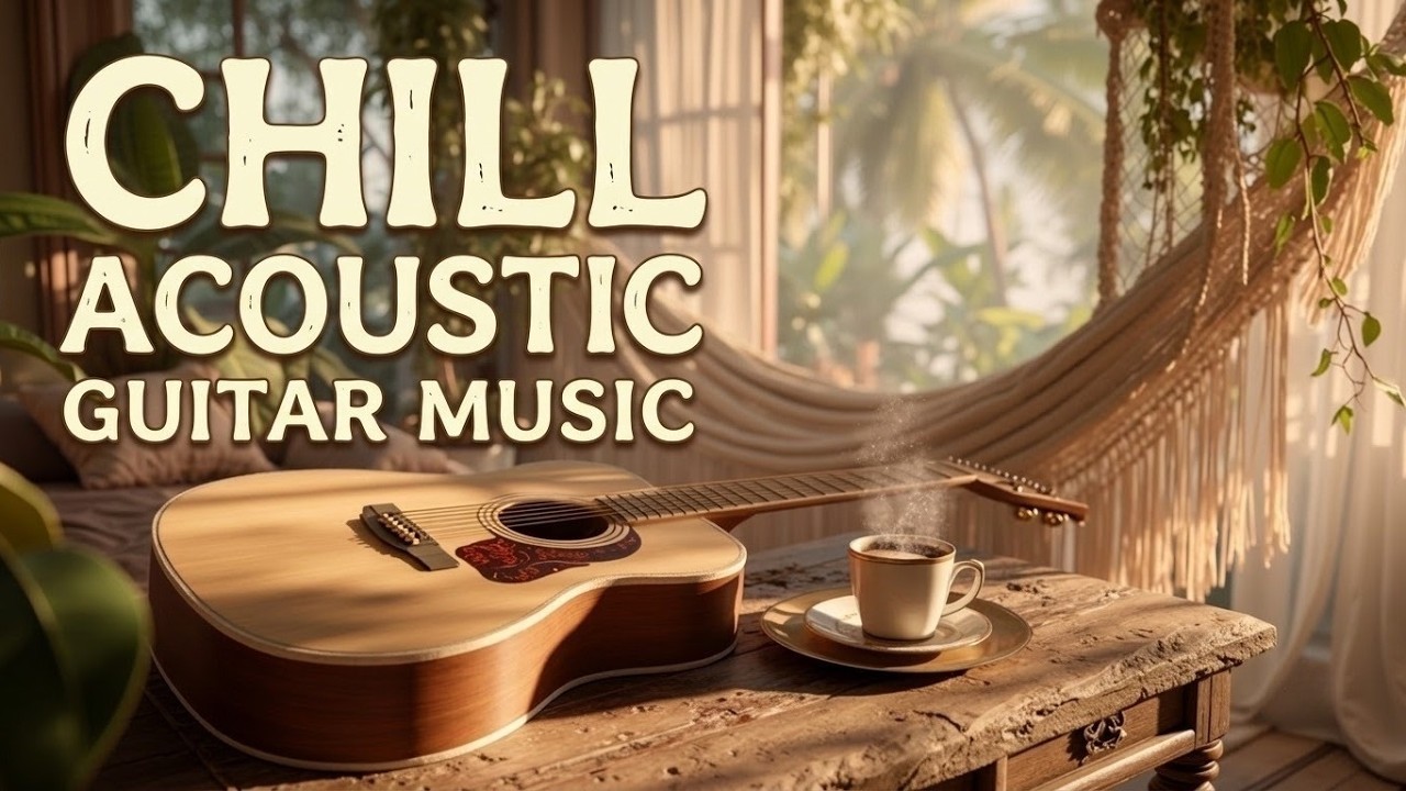 Escape into Fingerstyle Chill Cafe - Smooth Acoustic Guitar Tunes for Reading, Working, Coffee Time