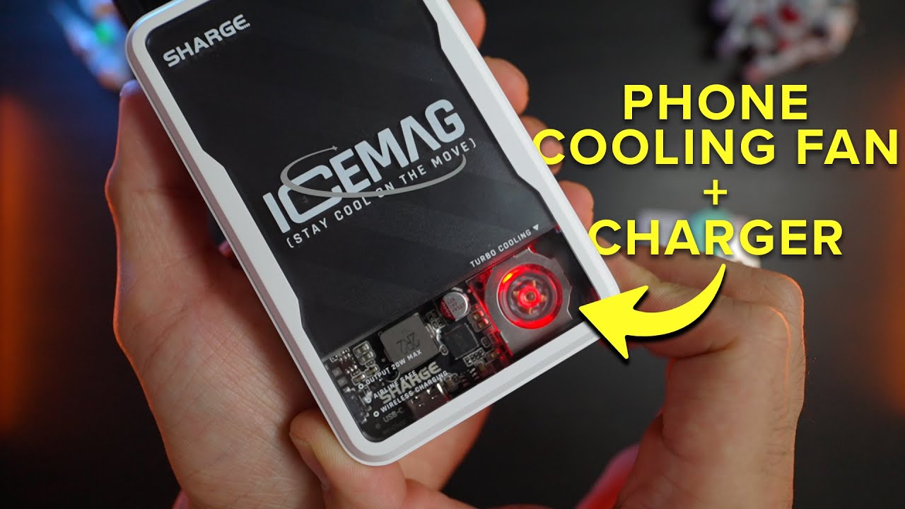 Sharge ICEMAG Power Bank Review: Magnetic Wireless Charge With Active Fan?!  