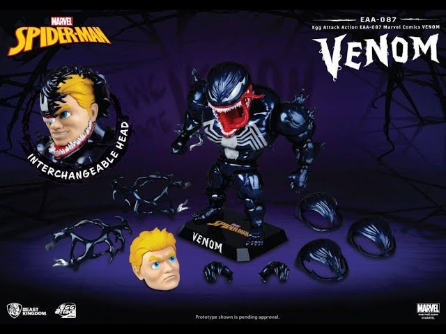 爆玩具」Beast Kingdom Marvel Comics Venom EAA-087 Egg Attack