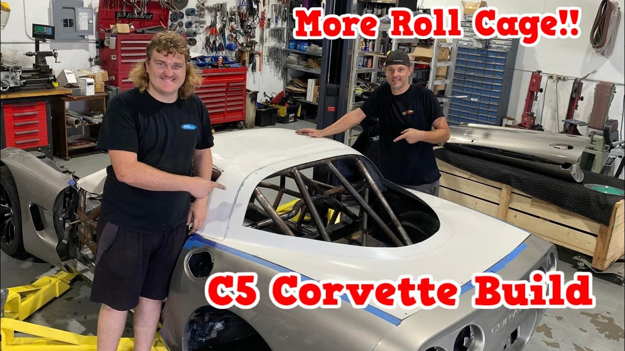 "Destroyed" C5 Corvette Roll Cage Progress!! YouTube