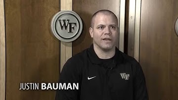Wake Forest Director of Basketball Operations Justin Bauman