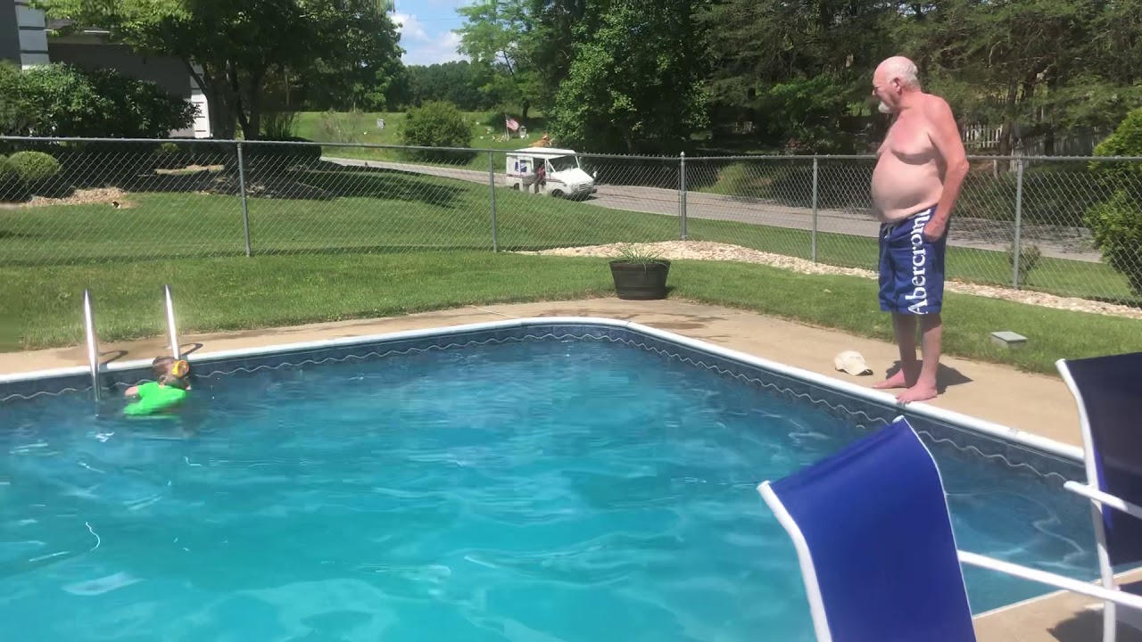 6/12-20 diving in with papaw Dave