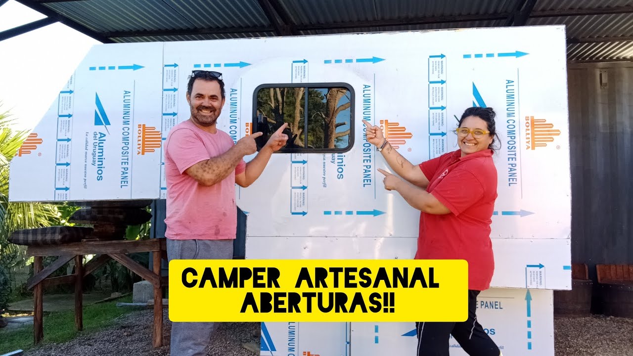 FABRICACIÓN DE CAMPER, COLOCACIÓN DE ABERTURAS 