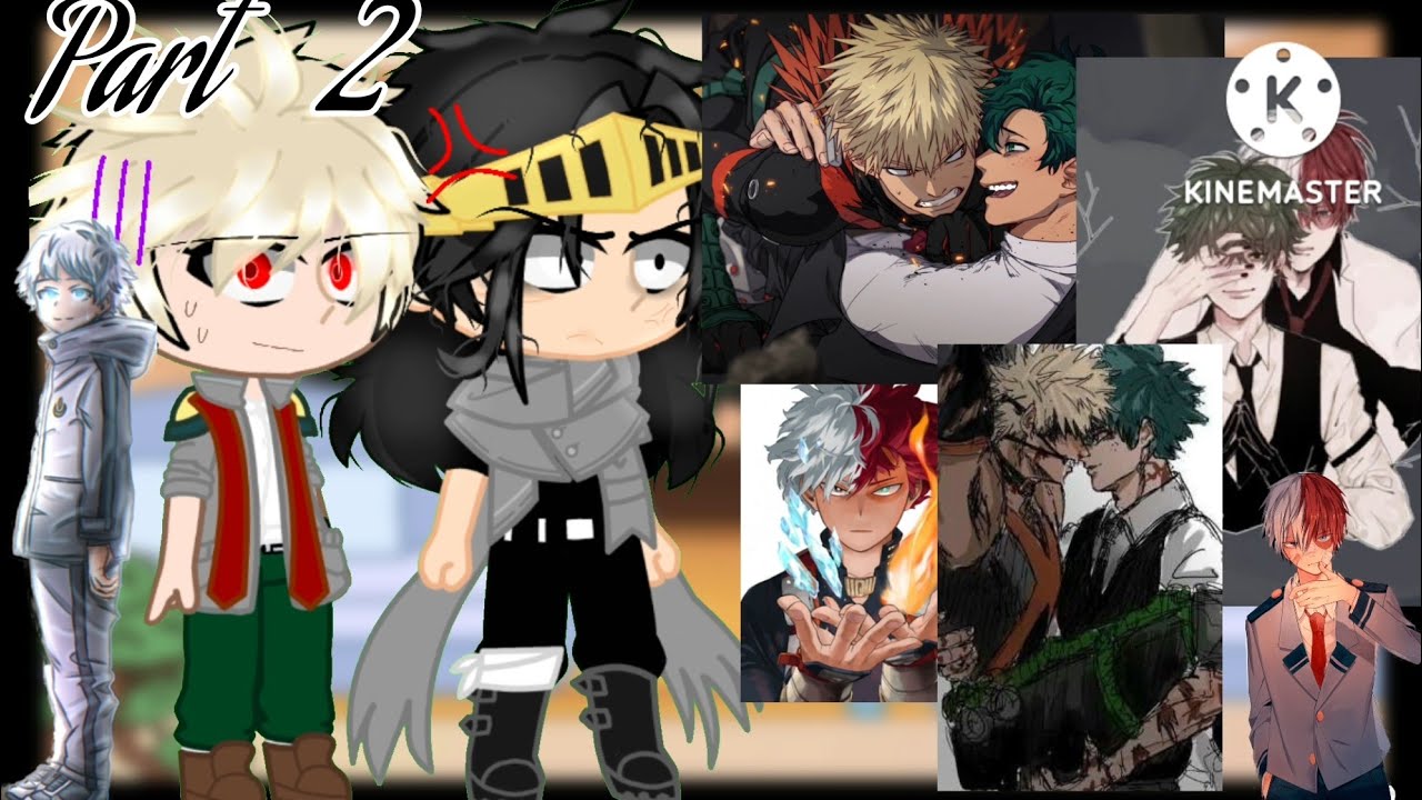 ⛓Bnha React to Villain Deku⛓•part 2•[🇮🇹/🇺🇸] [villain deku au]•[traitor Todoroki]⚠️MANGA SPOILER⚠️