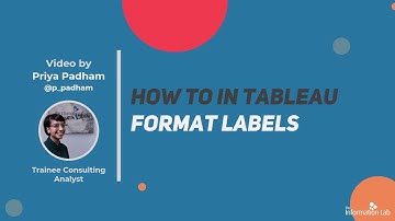 How to in Tableau in 5 mins: Format Labels