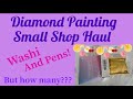 Diamond Painting Small Shop Haul - come check out my new Washi and pens to  matchy matchy 