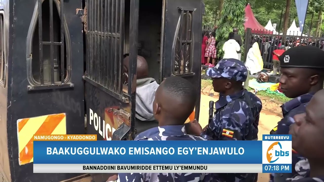 Abasoba mu 100 Bakwatiddwa e Namugongo, Eby’okwerinda Bibadde Gguluggulu