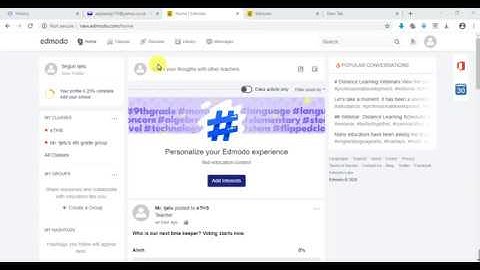 Edmodo Teacher 2-How teachers can work with Edmodo basic tools, posting, format a post, filter posts