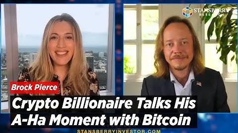 Crypto Billionaire Brock Pierce Talks His A-Ha Moment with Bitcoin and Cardano Buzz