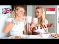 Singaporean Eats My Western Diet For The Day! Diet Swap