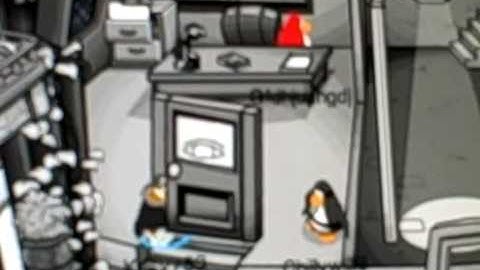 Ruby pin and backround at stage Club penguin