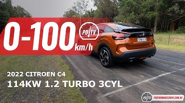 2022 Citroen C4 0-100km/h & engine sound